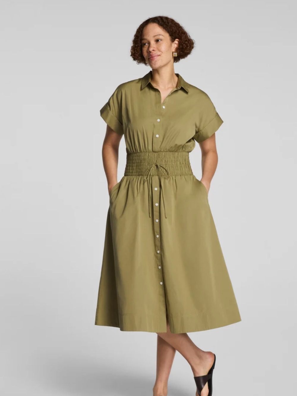 SPANX Poplin Shirt Dress